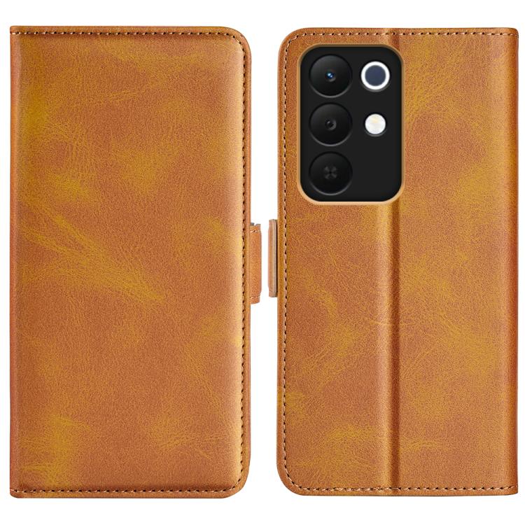 Dual-side Magnetic Buckle Horizontal Flip Leather Phone Case, For Realme C67 5G, For Realme 11X, For Realme C65 4G, For Realme C85 5G / 15x 5G, For Realme 15 5G / 15 Pro 5G, For Realme Narzo N53 / C53