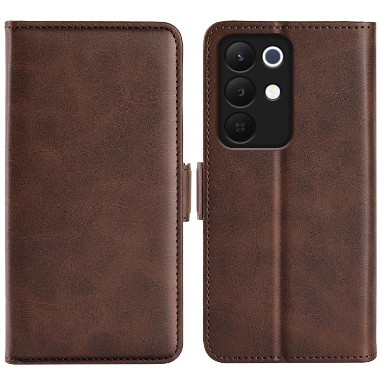 Dual-side Magnetic Buckle Horizontal Flip Leather Phone Case, For Realme C67 5G, For Realme 11X, For Realme C65 4G, For Realme C85 5G / 15x 5G, For Realme 15 5G / 15 Pro 5G, For Realme Narzo N53 / C53