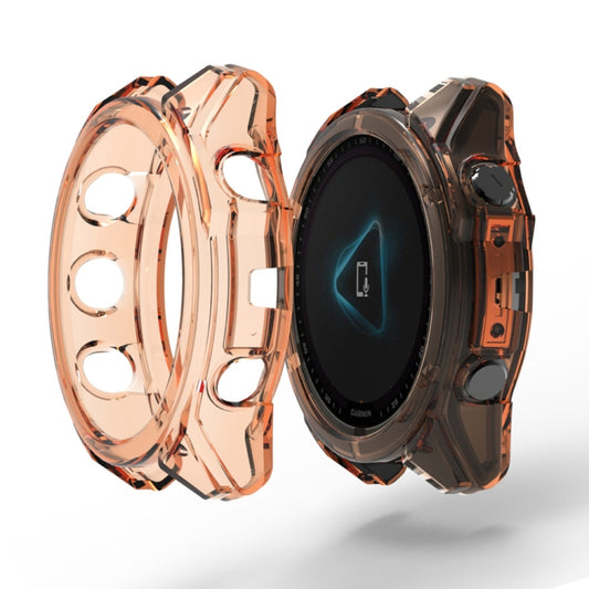ENKAY Hat-Prince Étui transparent antichoc à cadre en TPU, Pour Garmin Fenix 8 AMOLED 43mm, Pour Garmin Forerunner 965, Pour Garmin Forerunner 265S, Pour Garmin Forerunner 265, Pour Garmin Fenix 8 AMOLED / MIP 51mm, Pour Garmin Fenix 8 AMOLED / MIP 47mm