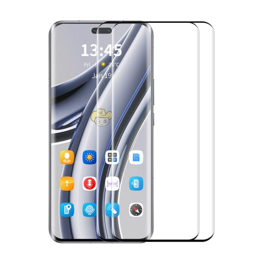 2pcs ENKAY Hat-Prince Hot Bending Full Coverage Side Glue Tempered Glass Film, For Honor 400 Pro Global, For Honor 300 Ultra, For Honor Magic7 Pro, For Honor Magic6 Pro, For Honor 100 Pro, For Honor 100, For Honor 90 Pro, For Honor 90