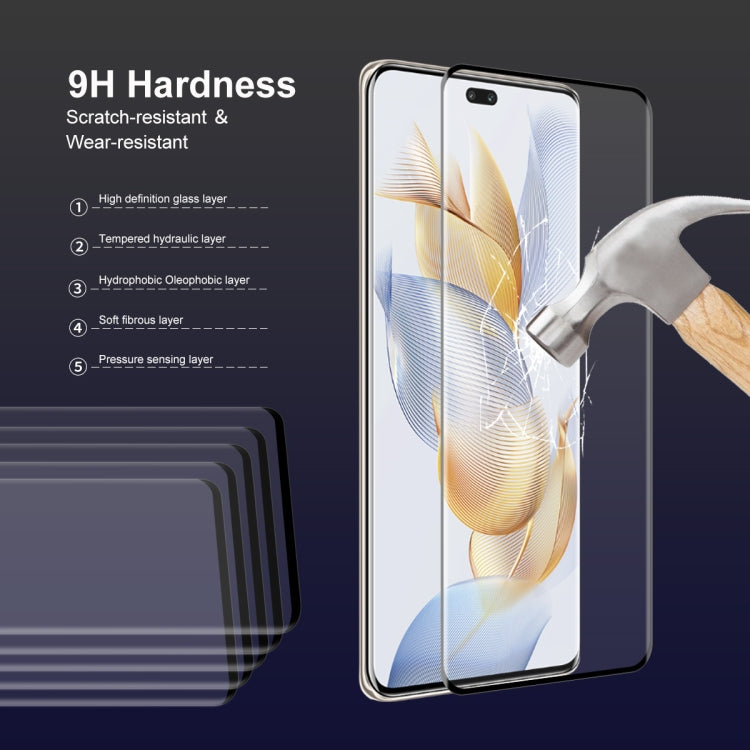 ENKAY Hat-Prince 3D Curved Full Glue High Sense Tempered Glass Film, For Honor 90 Pro, For Honor 90