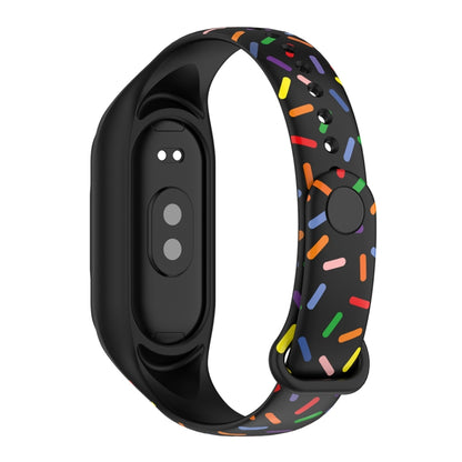 ENKAY Hat-Prince Full Coverage Screen Protector + Adjsutable Silicone Sport Loop Strap Watchband, For Xiaomi Mi Band 8