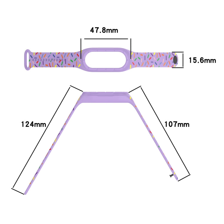 ENKAY Hat-Prince Full Coverage Screen Protector + Adjsutable Silicone Sport Loop Strap Watchband, For Xiaomi Mi Band 8