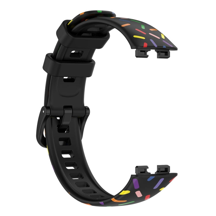ENKAY Hat-Prince Full Coverage Screen Protector + Adjsutable Silicone Sport Loop Strap Watchband, For Huawei Band 8 / 9