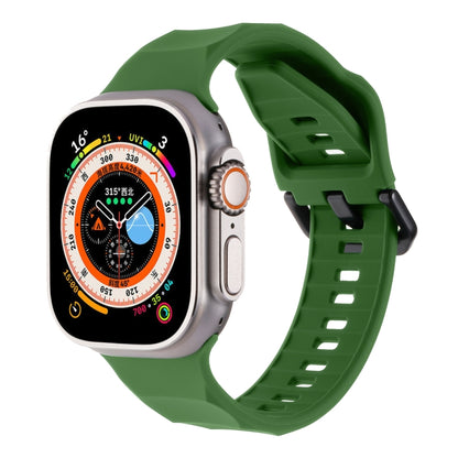 Ripple Silicone Sports Watch Band, For Apple Watch 5 44mm, For Apple Watch 4 44mm, For Apple Watch 3 42mm, For Apple Watch 2 42mm, For Apple Watch 42mm