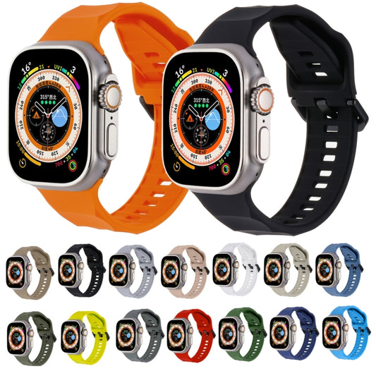 Ripple Silicone Sports Watch Band, For Apple Watch 5 44mm, For Apple Watch 4 44mm, For Apple Watch 3 42mm, For Apple Watch 2 42mm, For Apple Watch 42mm