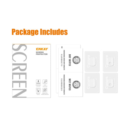 2Sets ENKAY Hat-Prince 9H Rear Camera Lens Tempered Glass Film, For Honor 90 Pro, For Honor 90