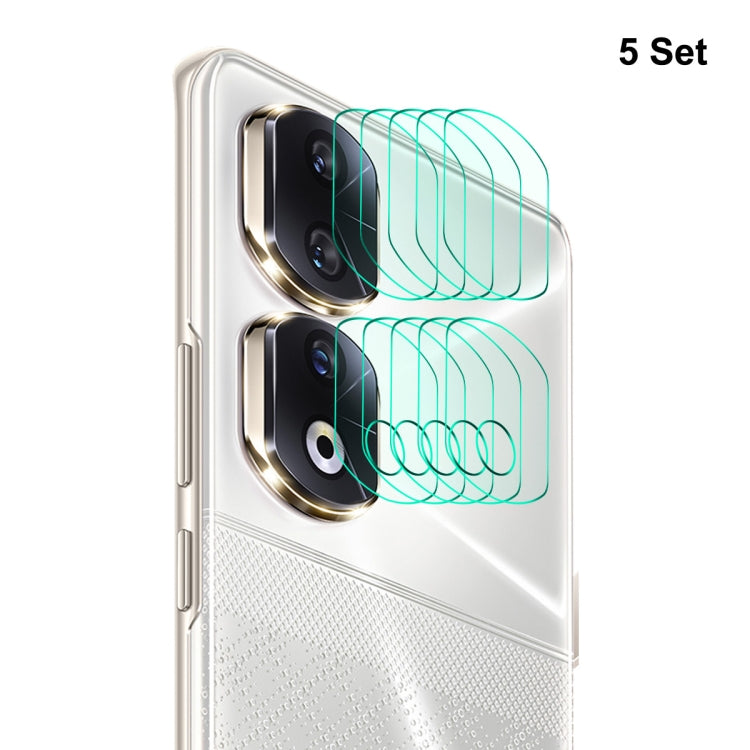 5Sets ENKAY Hat-Prince 9H Rear Camera Lens Tempered Glass Film, For Honor 90 Pro, For Honor 90