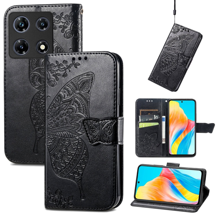 Butterfly Love Flower Embossed Leather Phone Case, For Tecno Spark 20 Pro+, For Tecno Spark 20 Pro, For Tecno Spark 20C, For Tecno Spark Go 2024, For Tecno Note 30 Pro, For Tecno Camon 20 Pro 5G, For Tecno Spark GO 2023, For Tecno Itel A70             ...