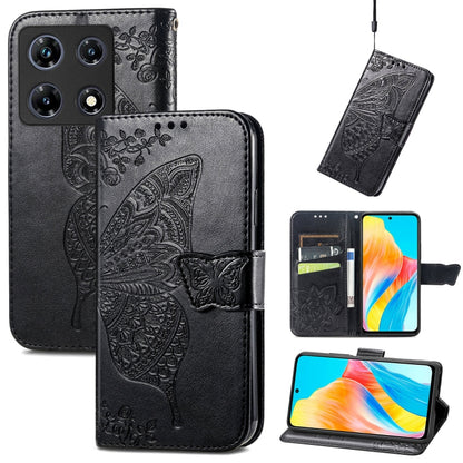 Butterfly Love Flower Embossed Leather Phone Case, For Tecno Spark 20 Pro+, For Tecno Spark 20 Pro, For Tecno Spark 20C, For Tecno Spark Go 2024, For Tecno Note 30 Pro, For Tecno Camon 20 Pro 5G, For Tecno Spark GO 2023, For Tecno Itel A70             ...