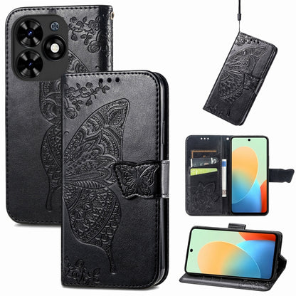 Butterfly Love Flower Embossed Leather Phone Case, For Tecno Spark 20 Pro+, For Tecno Spark 20 Pro, For Tecno Spark 20C, For Tecno Spark Go 2024, For Tecno Note 30 Pro, For Tecno Camon 20 Pro 5G, For Tecno Spark GO 2023, For Tecno Itel A70             ...