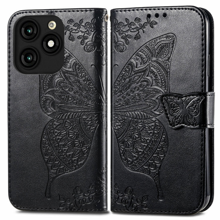 Butterfly Love Flower Embossed Leather Phone Case, For Tecno Spark 20 Pro+, For Tecno Spark 20 Pro, For Tecno Spark 20C, For Tecno Spark Go 2024, For Tecno Note 30 Pro, For Tecno Camon 20 Pro 5G, For Tecno Spark GO 2023, For Tecno Itel A70             ...