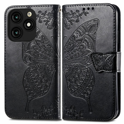 Butterfly Love Flower Embossed Leather Phone Case, For Tecno Spark 20 Pro+, For Tecno Spark 20 Pro, For Tecno Spark 20C, For Tecno Spark Go 2024, For Tecno Note 30 Pro, For Tecno Camon 20 Pro 5G, For Tecno Spark GO 2023, For Tecno Itel A70             ...