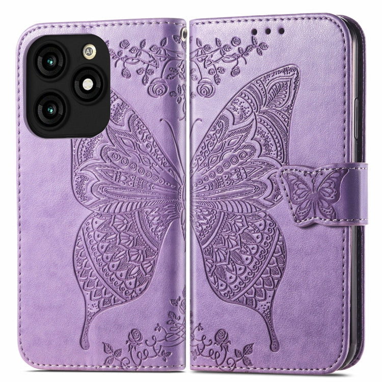 Butterfly Love Flower Embossed Leather Phone Case, For Tecno Spark 20 Pro+, For Tecno Spark 20 Pro, For Tecno Spark 20C, For Tecno Spark Go 2024, For Tecno Note 30 Pro, For Tecno Camon 20 Pro 5G, For Tecno Spark GO 2023, For Tecno Itel A70             ...