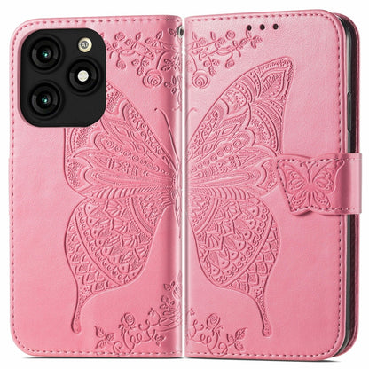 Butterfly Love Flower Embossed Leather Phone Case, For Tecno Spark 20 Pro+, For Tecno Spark 20 Pro, For Tecno Spark 20C, For Tecno Spark Go 2024, For Tecno Note 30 Pro, For Tecno Camon 20 Pro 5G, For Tecno Spark GO 2023, For Tecno Itel A70             ...