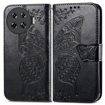 Butterfly Love Flower Embossed Leather Phone Case, For Tecno Spark 20 Pro+, For Tecno Spark 20 Pro, For Tecno Spark 20C, For Tecno Spark Go 2024, For Tecno Note 30 Pro, For Tecno Camon 20 Pro 5G, For Tecno Spark GO 2023, For Tecno Itel A70             ...