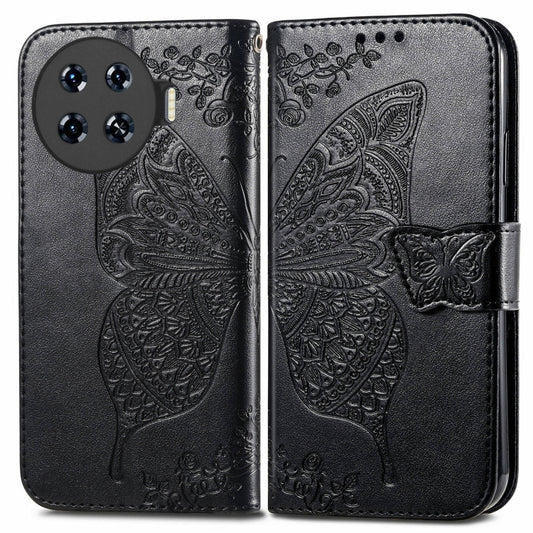 Butterfly Love Flower Embossed Leather Phone Case, For Tecno Spark 20 Pro+, For Tecno Spark 20 Pro, For Tecno Spark 20C, For Tecno Spark Go 2024, For Tecno Note 30 Pro, For Tecno Camon 20 Pro 5G, For Tecno Spark GO 2023, For Tecno Itel A70             ...