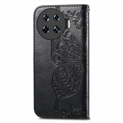 Butterfly Love Flower Embossed Leather Phone Case, For Tecno Spark 20 Pro+, For Tecno Spark 20 Pro, For Tecno Spark 20C, For Tecno Spark Go 2024, For Tecno Note 30 Pro, For Tecno Camon 20 Pro 5G, For Tecno Spark GO 2023, For Tecno Itel A70             ...