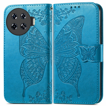 Butterfly Love Flower Embossed Leather Phone Case, For Tecno Spark 20 Pro+, For Tecno Spark 20 Pro, For Tecno Spark 20C, For Tecno Spark Go 2024, For Tecno Note 30 Pro, For Tecno Camon 20 Pro 5G, For Tecno Spark GO 2023, For Tecno Itel A70             ...