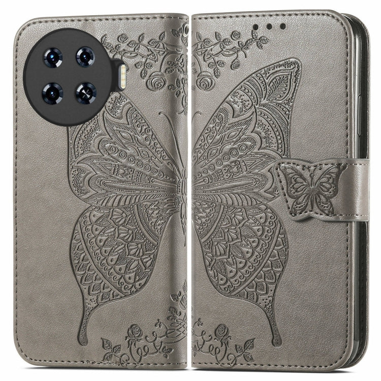 Butterfly Love Flower Embossed Leather Phone Case, For Tecno Spark 20 Pro+, For Tecno Spark 20 Pro, For Tecno Spark 20C, For Tecno Spark Go 2024, For Tecno Note 30 Pro, For Tecno Camon 20 Pro 5G, For Tecno Spark GO 2023, For Tecno Itel A70             ...