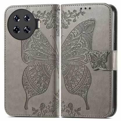 Butterfly Love Flower Embossed Leather Phone Case, For Tecno Spark 20 Pro+, For Tecno Spark 20 Pro, For Tecno Spark 20C, For Tecno Spark Go 2024, For Tecno Note 30 Pro, For Tecno Camon 20 Pro 5G, For Tecno Spark GO 2023, For Tecno Itel A70             ...