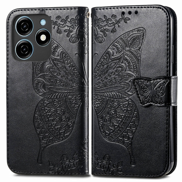 Butterfly Love Flower Embossed Leather Phone Case, For Tecno Spark 20 Pro+, For Tecno Spark 20 Pro, For Tecno Spark 20C, For Tecno Spark Go 2024, For Tecno Note 30 Pro, For Tecno Camon 20 Pro 5G, For Tecno Spark GO 2023, For Tecno Itel A70             ...