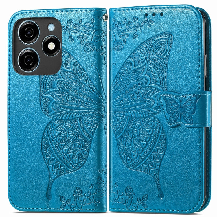 Butterfly Love Flower Embossed Leather Phone Case, For Tecno Spark 20 Pro+, For Tecno Spark 20 Pro, For Tecno Spark 20C, For Tecno Spark Go 2024, For Tecno Note 30 Pro, For Tecno Camon 20 Pro 5G, For Tecno Spark GO 2023, For Tecno Itel A70             ...