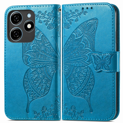 Butterfly Love Flower Embossed Leather Phone Case, For Tecno Spark 20 Pro+, For Tecno Spark 20 Pro, For Tecno Spark 20C, For Tecno Spark Go 2024, For Tecno Note 30 Pro, For Tecno Camon 20 Pro 5G, For Tecno Spark GO 2023, For Tecno Itel A70             ...