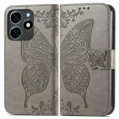 Butterfly Love Flower Embossed Leather Phone Case, For Tecno Spark 20 Pro+, For Tecno Spark 20 Pro, For Tecno Spark 20C, For Tecno Spark Go 2024, For Tecno Note 30 Pro, For Tecno Camon 20 Pro 5G, For Tecno Spark GO 2023, For Tecno Itel A70             ...