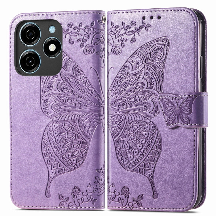 Butterfly Love Flower Embossed Leather Phone Case, For Tecno Spark 20 Pro+, For Tecno Spark 20 Pro, For Tecno Spark 20C, For Tecno Spark Go 2024, For Tecno Note 30 Pro, For Tecno Camon 20 Pro 5G, For Tecno Spark GO 2023, For Tecno Itel A70             ...