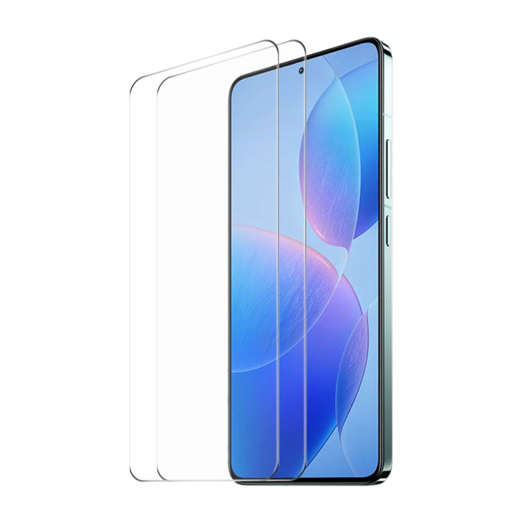 2pcs ENKAY Hat-Prince 0.26mm 9H 2.5D High Aluminum-silicon Tempered Glass Film, For Xiaomi Redmi 12, For Xiaomi 14, For Redmi 13C, For Redmi K70 / K70 Pro / K70E