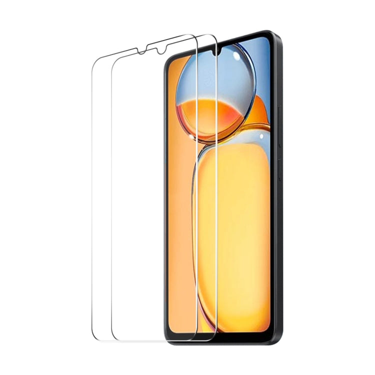 2pcs ENKAY Hat-Prince 0.26mm 9H 2.5D High Aluminum-silicon Tempered Glass Film, For Xiaomi Redmi 12, For Xiaomi 14, For Redmi 13C, For Redmi K70 / K70 Pro / K70E