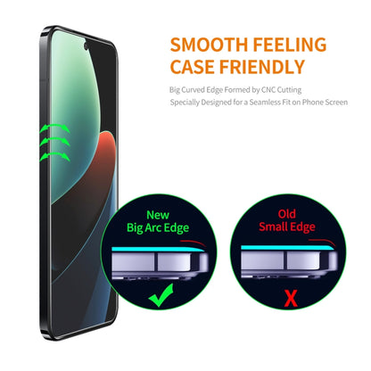 10pcs ENKAY Hat-Prince 0.26mm 9H 2.5D High Aluminum-silicon Tempered Glass Film, For Xiaomi 14, For Xiaomi Redmi 12, For Redmi 13C, For Redmi K70 / K70 Pro / K70E