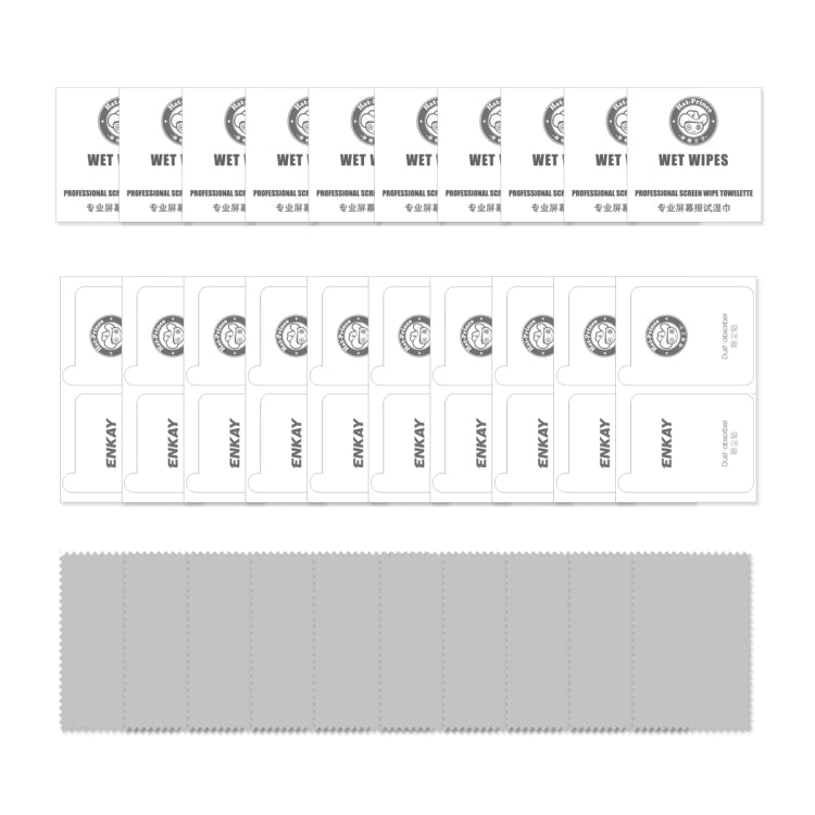 10pcs ENKAY Hat-Prince 0.26mm 9H 2.5D High Aluminum-silicon Tempered Glass Film, For Xiaomi 14, For Xiaomi Redmi 12, For Redmi 13C, For Redmi K70 / K70 Pro / K70E