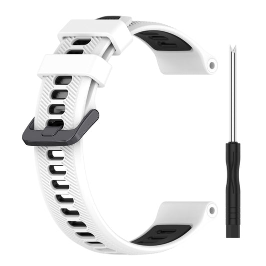 Sports Two-Color Silicone Watch Band, For Garmin Fenix 7 Pro, For Garmin Approach S60, For Garmin Forerunner 935, For Garmin Approach S62, For Garmin Fenix 6 Pro, For Garmin Fenix 5, For Garmin Fenix 5 Plus, For Garmin Instinct, For Garmin Fenix 6 Solar