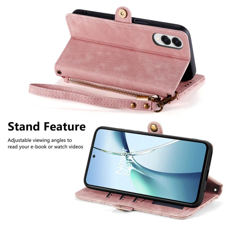 Geometric Zipper Wallet Side Buckle Leather Phone Case, For Samsung Galaxy S25 Edge 5G, For Samsung Galaxy A36 5G, For Samsung Galaxy S25 5G, For Samsung Galaxy S25+ 5G, For Samsung Galaxy S25 Ultra 5G, For Samsung Galaxy C55, For Samsung Galaxy M55���...