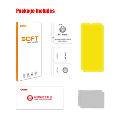 2pcs ENKAY Hat-Prince Full Glue Coverage Soft Explosion-proof Hydrogel Film, For Samsung Galaxy A07, For Samsung Galaxy A17, For Samsung Galaxy M56, For Samsung Galaxy F16 / M16, For Samsung Galaxy F06 / M06, For Samsung Galaxy A36 5G / A56 5G         ...