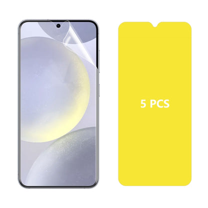 5pcs ENKAY Hat-Prince Full Glue Coverage Soft Explosion-proof Hydrogel Film, For Samsung Galaxy F15 / M15, For Samsung Galaxy Xcover 7, For Samsung Galaxy A35 / A55, For Samsung Galaxy S24 Ultra 5G, For Samsung Galaxy S24+ 5G, For Samsung Galaxy S24 5G...