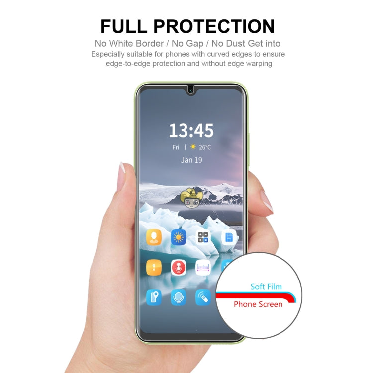 5pcs ENKAY Hat-Prince Full Glue Coverage Soft Explosion-proof Hydrogel Film, For Samsung Galaxy F15 / M15, For Samsung Galaxy Xcover 7, For Samsung Galaxy A35 / A55, For Samsung Galaxy S24 Ultra 5G, For Samsung Galaxy S24+ 5G, For Samsung Galaxy S24 5G...