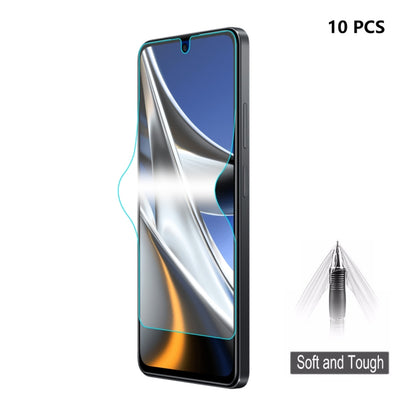 10pcs ENKAY Hat-Prince Full Glue Coverage Soft Explosion-proof Hydrogel Film, For Xiaomi Redmi 13, For Xiaomi Poco F6, For Xiaomi Poco F6 Pro, For Xiaomi Poco X6 Neo, For Xiaomi Poco M6 5G, For Xiaomi Redmi 13R 5G, For Xiaomi Redmi Note 13R Pro        ...