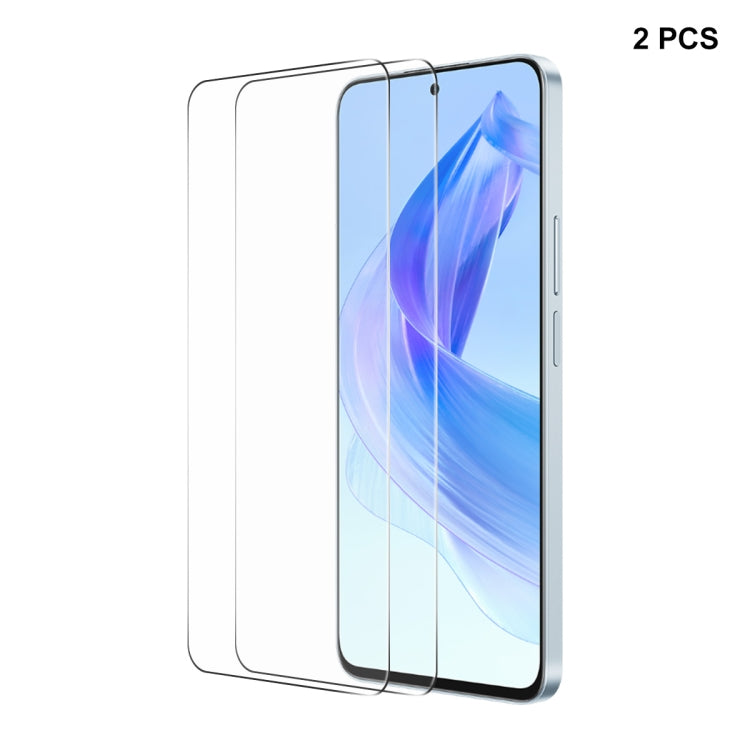 2pcs ENKAY 0.26mm 9H 2.5D High Aluminum-silicon Tempered Glass Film, For Honor Play7T Pro / X50i / X40i, For Honor Play7T / Play6T, For Honor 70 Lite / X5 / X6