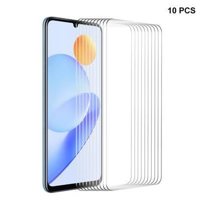 10pcs ENKAY 0.26mm 9H 2.5D High Aluminum-silicon Tempered Glass Film, For Honor Play7T Pro / X50i / X40i, For Honor Play7T / Play6T, For Honor 70 Lite / X5 / X6