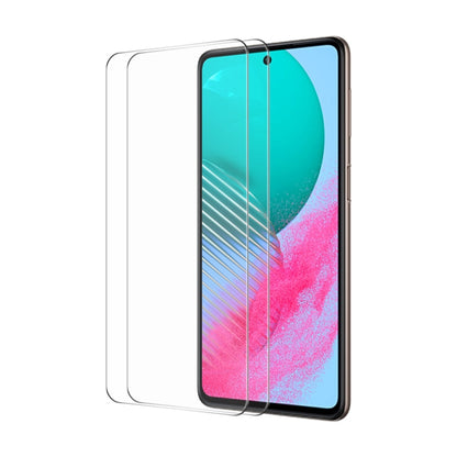 2pcs ENKAY 0.26mm 9H 2.5D High Aluminum-silicon Tempered Glass Film, For Samsung Galaxy M04, For Samsung Galaxy A25 5G, For Samsung Galaxy A35, For Samsung Galaxy A55, For Samsung Galaxy S23 FE, For Samsung Galaxy M54 /F54, For Samsung Galaxy A15 4G / 5G