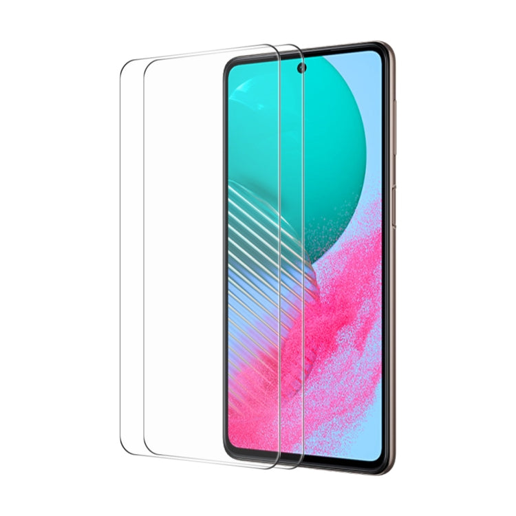2pcs ENKAY 0.26mm 9H 2.5D High Aluminum-silicon Tempered Glass Film, For Samsung Galaxy A55, For Samsung Galaxy M04, For Samsung Galaxy A25 5G, For Samsung Galaxy A35, For Samsung Galaxy S23 FE, For Samsung Galaxy M54 /F54, For Samsung Galaxy A15 4G / 5G