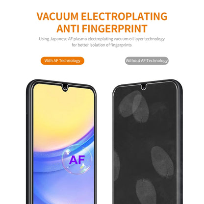5pcs ENKAY 0.26mm 9H 2.5D High Aluminum-silicon Tempered Glass Film, For Samsung Galaxy A15 4G / 5G, For Samsung Galaxy A55, For Samsung Galaxy M04, For Samsung Galaxy A25 5G, For Samsung Galaxy A35, For Samsung Galaxy S23 FE, For Samsung Galaxy M54 /F54