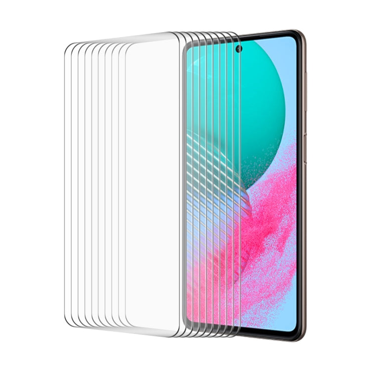 10pcs ENKAY 0.26mm 9H 2.5D High Aluminum-silicon Tempered Glass Film, For Samsung Galaxy M04, For Samsung Galaxy A25 5G, For Samsung Galaxy A35, For Samsung Galaxy A55, For Samsung Galaxy S23 FE, For Samsung Galaxy M54 /F54, For Samsung Galaxy A15 4G / 5G