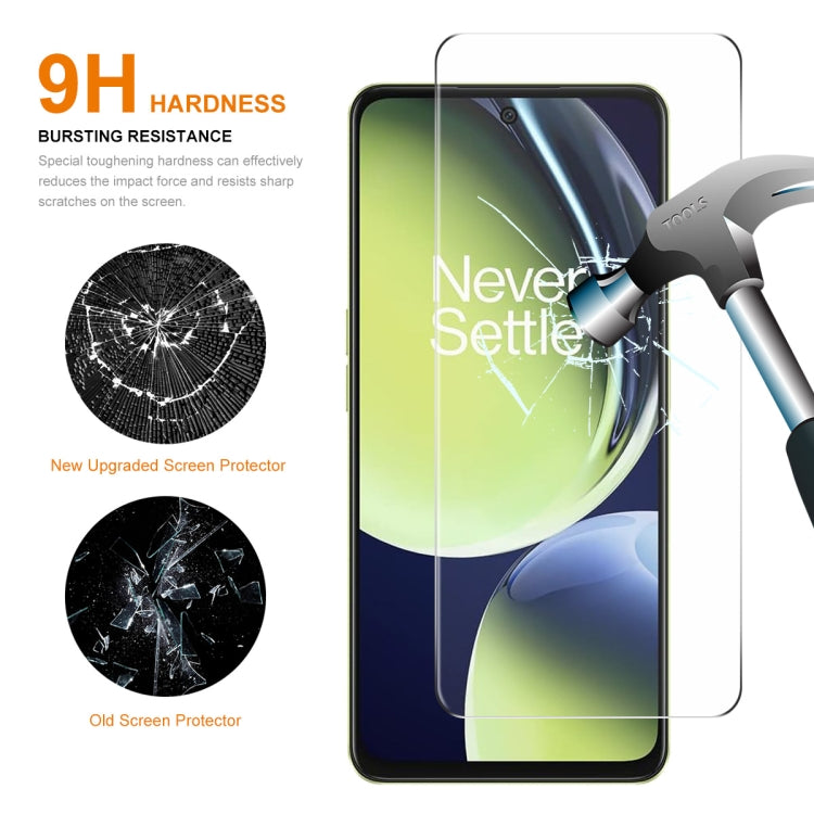 ENKAY 0.26mm 9H 2.5D High Aluminum-silicon Tempered Glass Film, For OnePlus Nord CE 3 Lite, For OnePlus Nord CE3, For OnePlus Nord 3 / Nord N300
