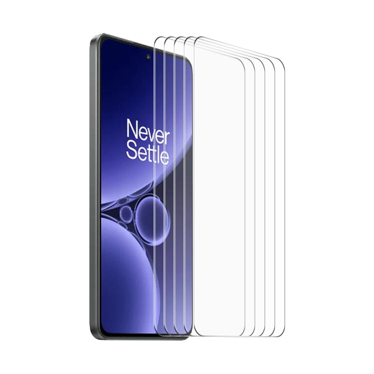 5pcs ENKAY  0.26mm 9H 2.5D High Aluminum-silicon Tempered Glass Film, For OnePlus Nord CE 3 Lite, For OnePlus Nord CE3, For OnePlus Nord 3 / Nord N300