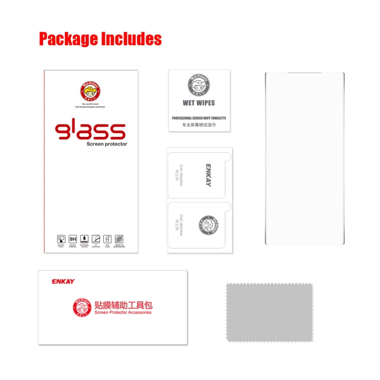 ENKAY ENKAY 0.26mm 9H 2.5D High Aluminum-silicon Tempered Glass Film, For ZTE Nubia Z50 Ultra