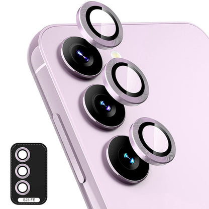 ENKAY Hat-Prince 9H Rear Camera Lens Aluminium Alloy Tempered Glass Film, For Samsung Galaxy A25 5G, For Samsung Galaxy S23 FE 5G